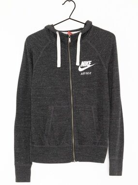 Nike Women’s Charcoal Gray Full-Zip Hoodie | Size XS | Good Condition